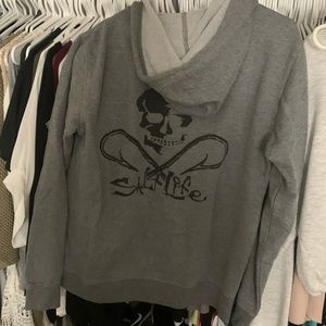 Lightweight Salt Life Pullover Gray Hoodie